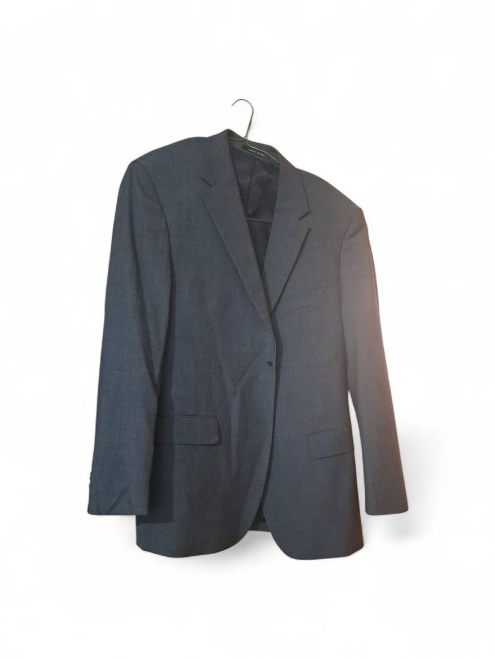 Classic Men's Dark Gray Single-Breasted Blazer